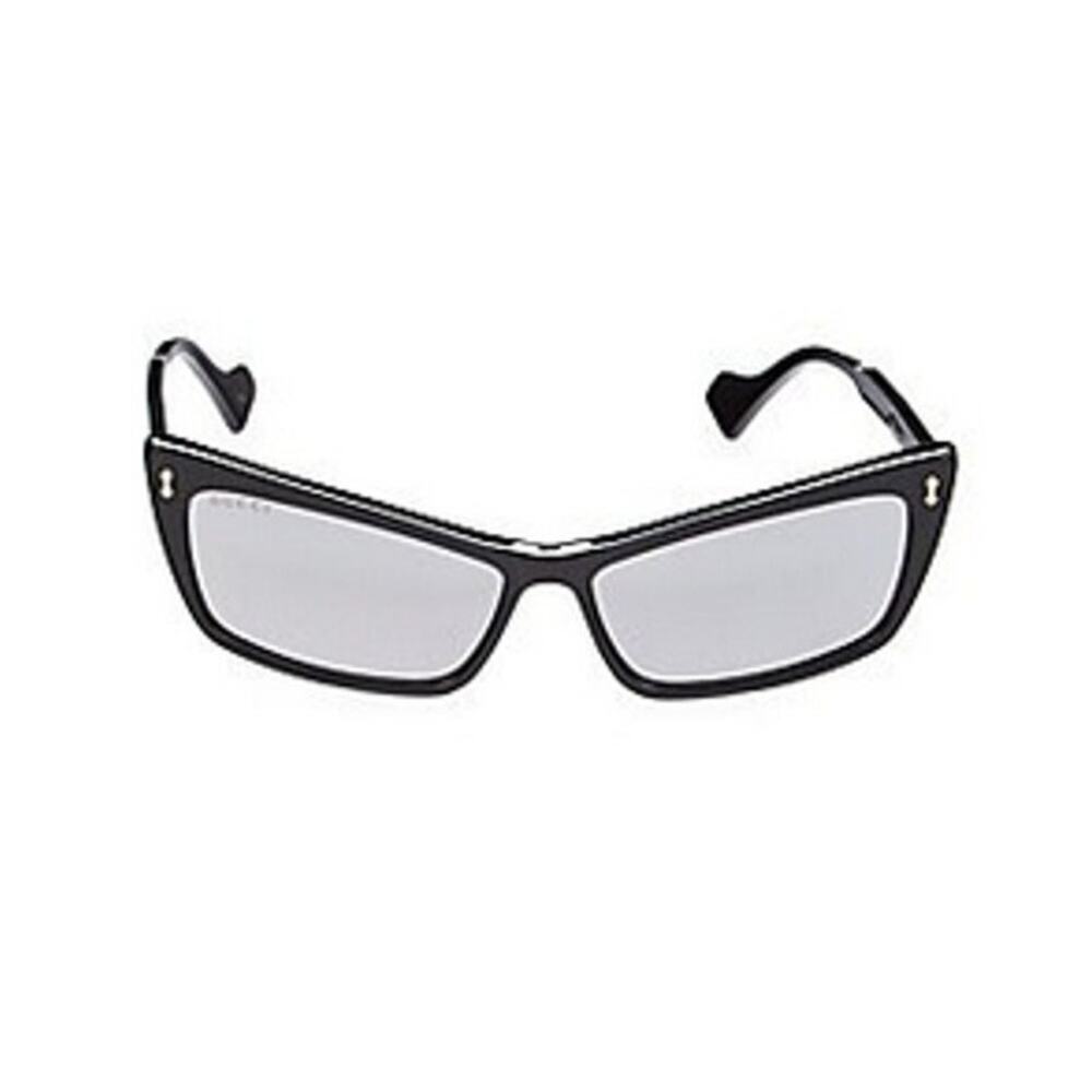 Gucci Rectangle Cat Eye Sunglasses Black - Picture 2 of 10
